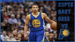 Stephen Curry Quick Highlights (2016.11.21) vs Pacers - 22 Pts