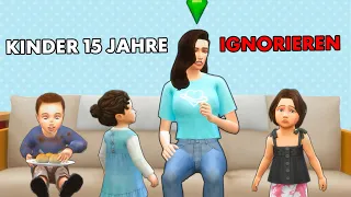 Das passiert, wenn man Kinder ohne IRGENDEINE Interaktion großzieht! Sims 4