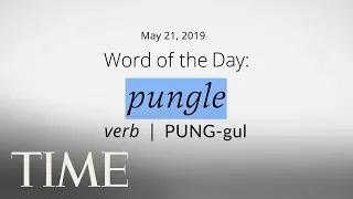 Word Of The Day: PUNGLE | Merriam-Webster Word Of The Day | TIME