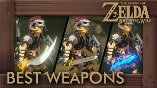 Zelda Breath of the Wild - Best Weapons (One-Handed Swords by Damage + Durability)