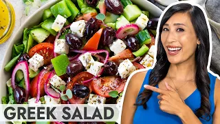 Greek Salad with Easy Homemade Dressing