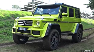 Mercedes G500 4x4² Goes Off-Roading - Lovely V8 Engine Sound!