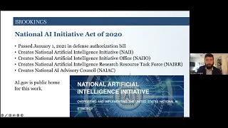 Transatlantic Lecture: EU and US Approaches to Regulating Artificial Intelligence: The US Approach