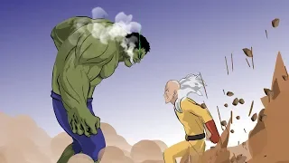 Hulk vs Saitama Animation (Part 2/3) - Taming The Beast