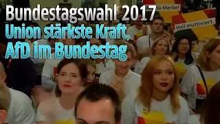 Bundestagswahl 2017: CDU gewinnt mit Bundeskanzlerin Angela Merkel