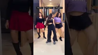 Dancing with my daughters #aanchaltewani #chahattewani #dishatewani #motherdaughter #viralvideo