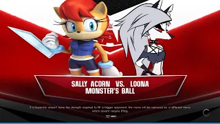 DCWA 2K22 PREVIEW: Loona (Helluva Boss) Vs. Sally Acorn (Sonic The Hedgehog) In A Monster's Ball.