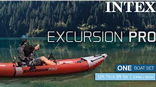 Intex Excursion Pro Inflatable Fishing Kayak | Amazon