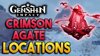 All Crimson Agate Locations! - Dragonspine's "Oculus" -【Genshin Impact】