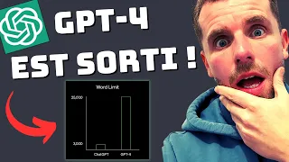 GPT-4 EST SORTI ! (je le découvre, c'est incroyable 😳)