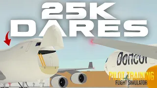 These PTFS DARES Are INSANE... (25K Special) | Roblox