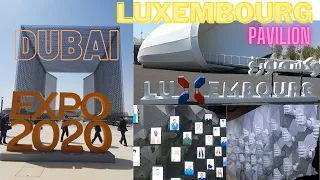 Dubai Expo 2020 | Luxembourg Pavilion | fun slide inside the Luxemburg Pavilion