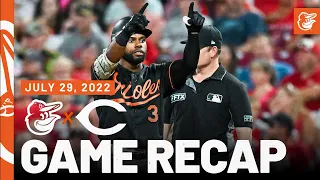 Orioles vs. Reds Game Recap (7/29/22) | Baltimore Orioles