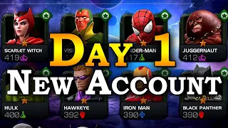 Day 1 - Brand New Account | Marvel Contest of Champions