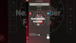 18 is Next Roulette Number