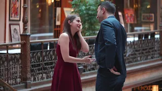 Perfect Surprise Proposal | Anthony and Christine at The Arcade | John Legend | Engagement Video