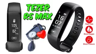 TEZER R5MAX ФИТНЕС БРАСЛЕТ - КРУЧЕ ЧЕМ MI BAND 2