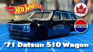 Hot Wheels Datsun 510 wagon (180) Samed Wheels special