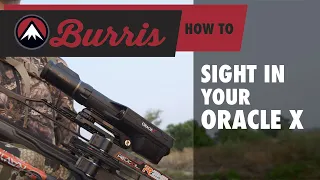 How to Sight in the Oracle X Rangefinding Crossbow Scope