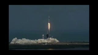 SpaceX Crew Dragon Launch Запуск Crew Dragon компании SpaceX Илона Маска Исторический момент