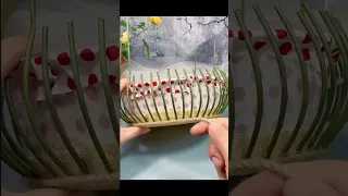 Handmade hemp rope hand-woven snack basket course #handmade #diy #knitting #creative #craft #shorts