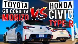 Track Comparison | Honda Civic Type R vs Toyota GR Corolla Morizo