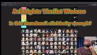 An Objective And True Tier List of Arknights Operators Part One. All Other Lists are Falsehoods