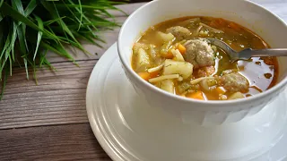 How to make turkey meatball soup