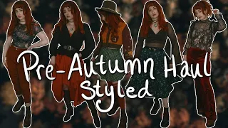 Styling Some Recent Thrift Finds Into Outfits For 🍂ALMOST FALL🍁 #thrifthaul #fallfashion #lookbook
