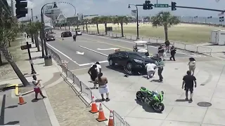 Good Samaritans Race to Lift Car off Motorcyclist in Myrtle Beach Accident