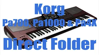 Wicky's Tips & Tricks - Korg Pa-Keyboards Direct Folder