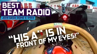 Best Team Radio | 2019 GEOX Rome E-Prix | ABB FIA Formula E Championship