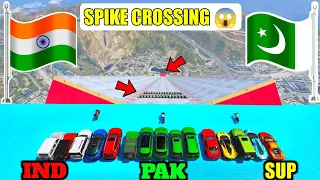 GTA 5 INDIA VS PAKISTAN VS SUPER CARS LONG JUMPING CHALLENGE | Techno Gamerz | Gta 5 Gameplay