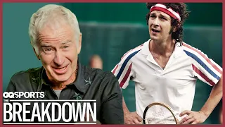 Tennis Legend John McEnroe Breaks Down Tennis Scenes From Movies | GQ Sports