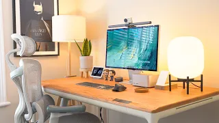 2024 Cosy Desk Setup Tour - Work From Home (4K)