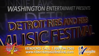 The Annual Ribs & RnB Music Festival: Aug. 10, 11, 12, 2018 @ Hart Plaza