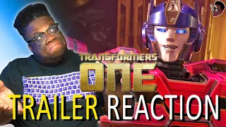 Transformers One Official Trailer REACTION | Chris Hemsworth, Brian Tyree Henry | E Stands For...