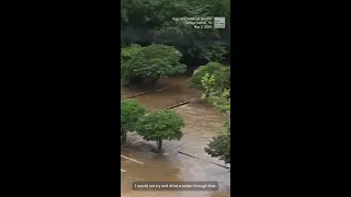 Driver Takes On Texas Flood And Loses