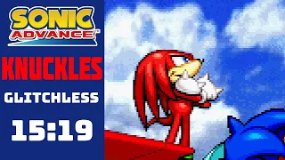 Sonic Advance (Knuckles) Glitchless World Record - 15:19