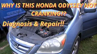 Honda Odyssey intermittent No Crank No Start, is The Starter Bad or The Ignition Switch? Diagnosis