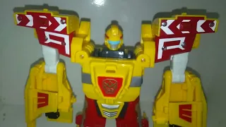 Yellow Bus Transforming Robot Action Figure