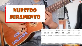 NUESTRO JURAMENTO Julio Jaramillo (Tutorial requinto con tabs completa)