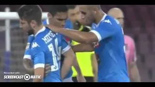 Dries Mertens scores lovely goal for Napoli; Celebrates by throwing really weird hissy fit