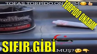 TOFAŞ GÖĞÜS ÇATLAK TAMİRİ || TORPİDO TAMİRİ || UCUZ || PLASTİK MACUN || PÜTÜR || #Shorts