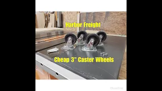 Harbor Freight tips cheap 3" caster wheels Save Money