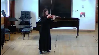 Kreisler Recitativo and Scherzo, Op. 6 for solo violin - Xenia Edwards 2021