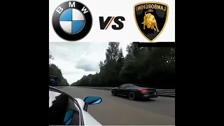 BMW M8 VS Lamborghini aventador drag race bmw beast car bmw m8 and lamborghini race #raaidplayz#cars