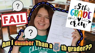 ASMR | I Took a 5th Grade Maths Test! (whispered)