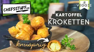 Selbstgemachte Kartoffel Kroketten - die ultimative knusprige Kartoffelbeilage