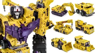 Transformers ToyWorld Hercules G2 DevaStator Construction Site Vehicles Transformation